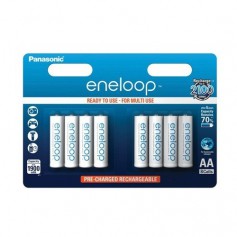 8x AA HR6 R6 Panasonic Eneloop 1.2V 1900mAh Rechargeable Battery