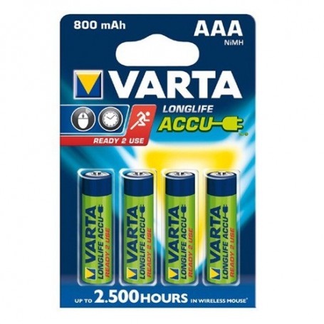 Varta, Varta Rechargable Battery AAA HR3 800mAh, Size AAA, ON1331-CB