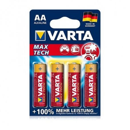 Varta, VARTA Max Tech LR6 / AA / R6 / MN 1500 1.5V Alkaline battery, Size AA, BS155-CB