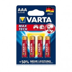 Varta, VARTA Max Tech LR03 / AAA / R03 / MN 2400 1.5V alkaline batterij, AAA formaat, BS156-CB