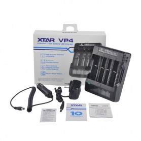 XTAR, XTAR VP4 IMR Lithium battery charger EU PLug, Battery chargers, NK023