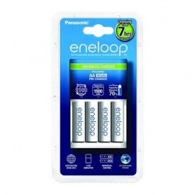 Panasonic - 7h Panasonic eneloop Lader + 4AA batteries BQ-CC17 -  - NK012