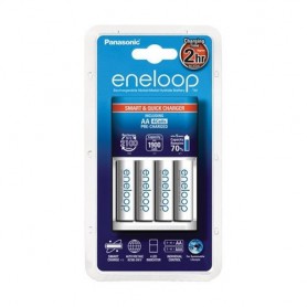 Panasonic - 1.5h Panasonic BQ-CC55E Snellader +4AA batterijen -  - NK007