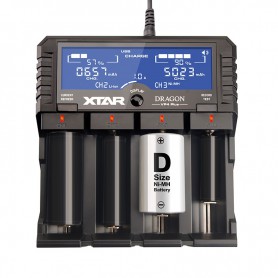 XTAR, XTAR DRAGON VP4 Plus battery charger, Battery chargers, NK177