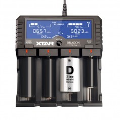 XTAR, Caricabatteria XTAR DRAGON VP4 Plus, Battery chargers, NK177