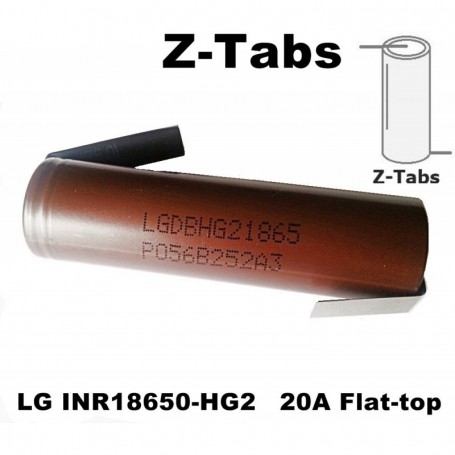 Oem, INR18650-HG2 20A 3000mAh 3.6V, Size 18650, NK070-CB