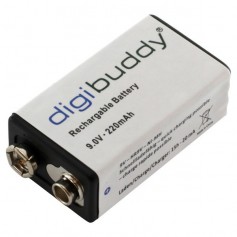 digibuddy, digibuddy Rechargable Battery 9V E-Block 220mAh, Other formats, ON3688