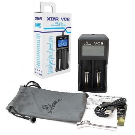 XTAR, XTAR VC2 USB battery charger, Battery chargers, NK198