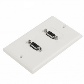 Oem - Dubbel VGA Vrouwelijk naar VGA Vrouwelijk Wandpaneel - VGA adapters - AL729