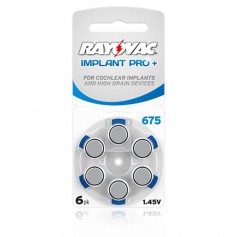 Rayovac 675 IMPLANT PRO+ Hearing Aid Battery