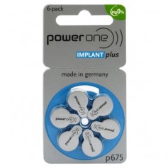 PowerOne 675 IMPLANT Plus Hearing Aid Battery