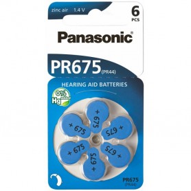 Panasonic - Panasonic 675 / PR675 / PR44 Hearing Aid Battery - Hearing batteries - BL260-CB