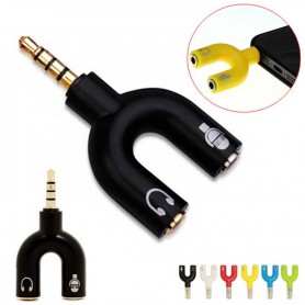 Oem - 3.5mm Audio Jack Mic & Headphone Adapter verdeler -  - AL547-CB