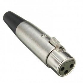 Oem - 3 Pin XLR Jack Female Microfoon 18AWG Adapter -  - AL889