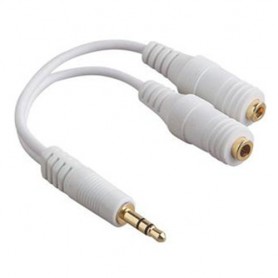 Oem - iPhone 3.5mm Hoofdtelefoon Splitter Kabel YAI328 - Audio adapters - YAI328