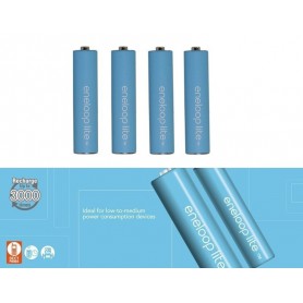 Panasonic - AAA R3 Panasonic Eneloop Lite 1.2V 550mAh Oplaadbare Batterijen -  - NK037-CB