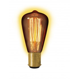 Calex - Edison Line Vintage 40W BA15D 130 LUM Rustiek ST48 CA013 - Vintage Antiek - CA013