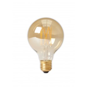 Calex - Vintage LED Lamp 240V 4W 320lm E27 GLB80 GOLD 2100K Dimbaar - E27 LED - CA073-CB