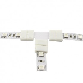 Oem - 10mm T Stecker für 1 Farbe SMD5050 5630 LED Streifen - LED connectors - LSC25-CB