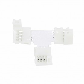 Oem - 10mm T Stecker für RGB SMD5050 5630 LED Streifen - LED connectors - LSC28-CB