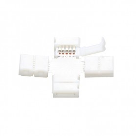 Oem - 10mm 5Pin X Stecker für RGBW SMD5050 5630 LED Streifen - LED connectors - LSC40-CB