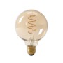 Calex - E27 LED Flex Filament Globe Lamp 240V 4W 200lm G125, Gold 2100K Dimmable - EOL - CA0252-CB
