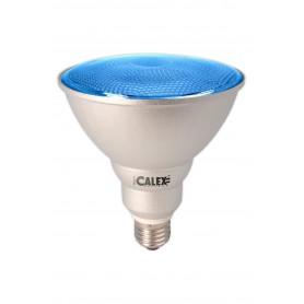Calex - Blau E27 20W 240V Wechselstrom Calex Siegelstrahl E-speichernde Lampe PAR38 - Energiesparlampen - CA0317-CB