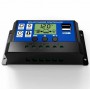 Oem, 10A DC 12V - 24V PWM Solar charge controller with LCD and 5V USB, Solar controller, AL130-10A