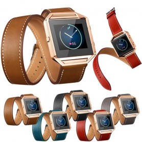 Oem - Infinity Leer Armband voor Fitbit Blaze zonder behuizing - Armbanden - AL152-CB