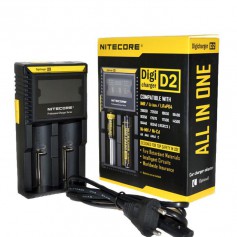 NITECORE, Nitecore Digicharger D2 für Li-Ion, NiMH, Ni-Cd, Ladegeräte, BS004