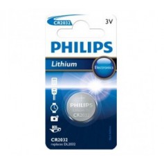 PHILIPS, Philips CR2032 3v lithium knoopcelbatterij, Knoopcellen, BS014-CB