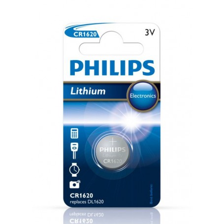 PHILIPS, Philips CR1620 lithium button cell battery, Button cells, BS023-CB