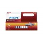 PHILIPS, 12-Pack - AAA R3 Philips Power Alkaline, Size AAA, BS031-CB