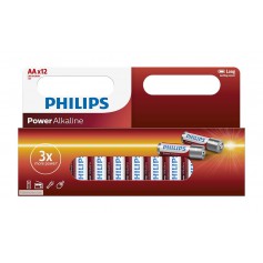 12-Pack - AA R3 Philips Power Alkaline