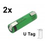 Sony - Sony / Murata US14500VR2 680mAh - 2A 3.7V 14x49mm rechargeable battery - Other formats - NK222-CB