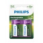 PHILIPS, Philips MultiLife 1.2V D / HR20 3000mAh NiMh rechargeable battery, Size C D and XL, BS053-CB