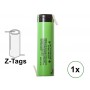 Panasonic, Panasonic 3350mAh NCR18650B 3.7V 6.7A battery, Size 18650, NK090-CB