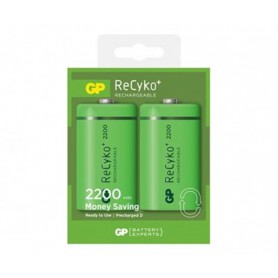 GP - GP Recyko+ 1.2V D / HR20 2200mAh NiMh oplaadbare batterij - C D en XL formaat - BS107-CB