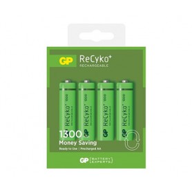 GP - GP ReCyco+ AA / Mignon / HR6 / LR6 1300mAh Oplaadbare Batterijen - 1300 Series - AA formaat - BS125-CB