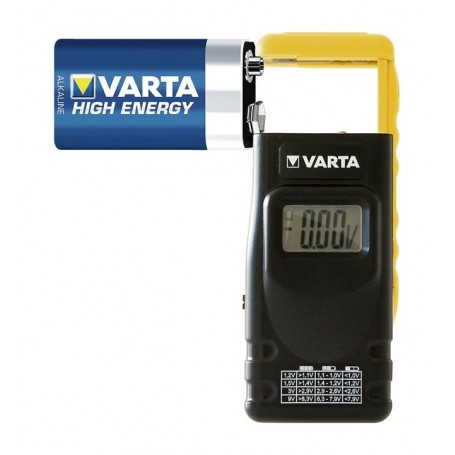 Varta, VARTA Digital AA / AAA / C / D / 9V Single use and Rechargeable Battery Tester, Battery accessories, BS139