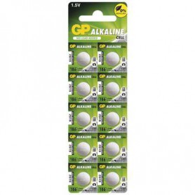 GP, GP 186A, LR43, AG12, D186, L1142, V12GA 1.5v Alkaline button cell battery, Button cells, BS148-CB