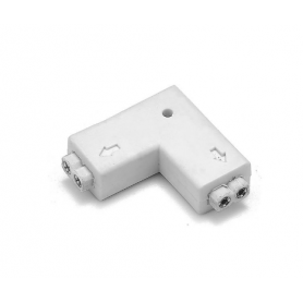 Oem - 18.6mm 2-pin L LED-Streifen-Verbindungsstück-Adapter für SMD 3528 2835 einfarbige LED-Neonbeleuchtung - LED connectors ...