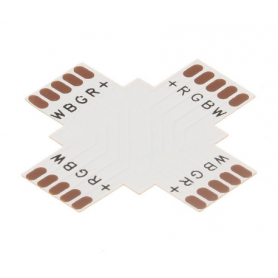Oem - 12mm 5-Pin X PCB Connector für RGB SMD5050 LED Streifen - LED connectors - LSC037-CB