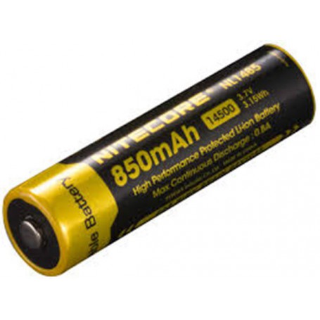 NITECORE, Nitecore NL1485 14500 850mah 3.7V Li-ion rechargeable battery, Other formats, MF002-CB