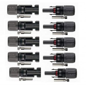 Oem, 5 pares de conectores de panel solar MC4 DC male - female 30A 1000V, Cables Solares, AL289