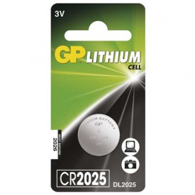 GP - GP CR2025 3v lithium knoopcel batterij - Knoopcellen - BS242-CB