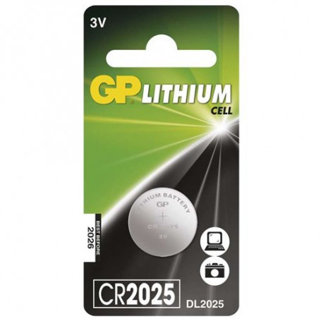 GP, GP CR2025 3v lithium button cell battery, Button cells, BS242-CB