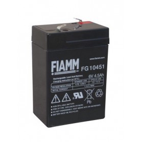 Fiamm, Fiamm FG 6V 4,5Ah 4500mAh Rechargeable Lead Acid Battery, Battery Lead-acid , NK394