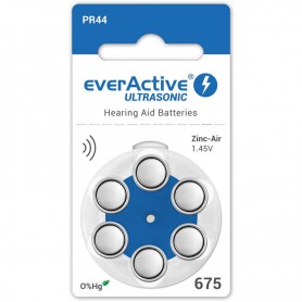 EverActive - everActive ULTRASONIC 675 Pile pour appareils auditifs - Piles auditives - BL284-CB
