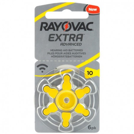 Rayovac - Rayovac Extra Advanced 10MF Hg 0% Hearing Aid Battery 1.45V - Hearing batteries - BS264-CB